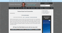 Desktop Screenshot of capecoralcentral.com